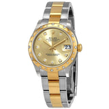 Rolex Datejust 31 Automatic Champagne Diamond Dial Ladies Steel and 18kt Yellow Gold Oyster Watch #278343CDO - Watches of America
