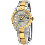 Rolex Datejust 31 Automatic Silver Diamond Dial Ladies Steel and 18kt Yellow Gold Oyster Watch #278343SDO - Watches of America