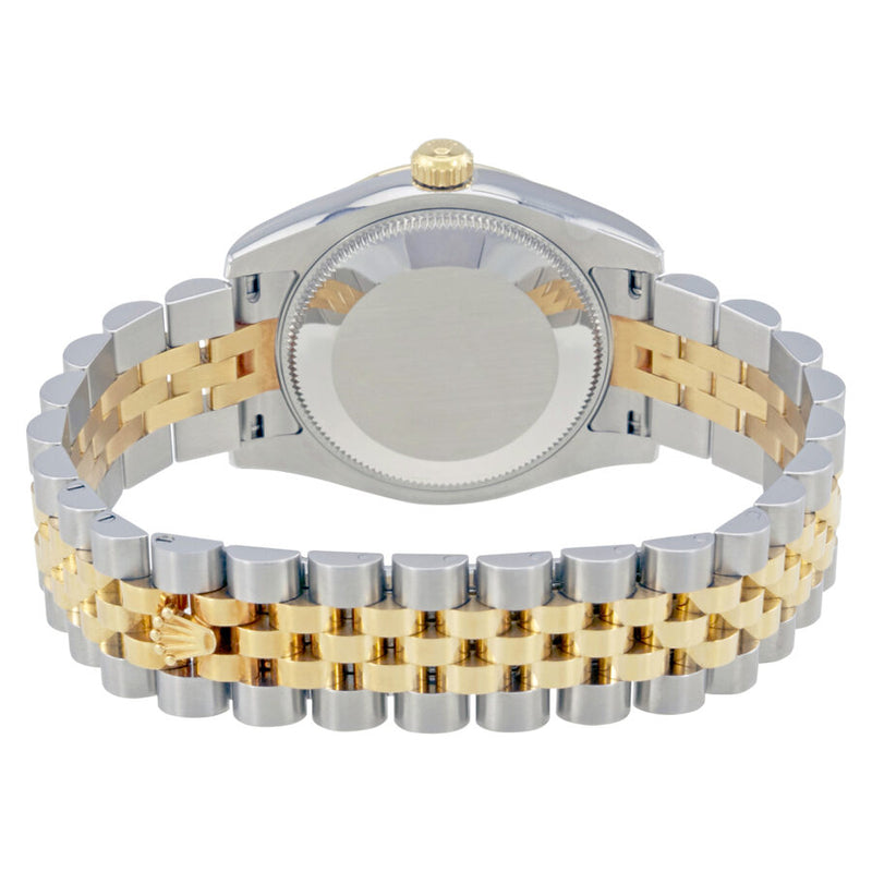 Rolex Datejust 31 Black Mother of Pearl Steel and 18K Yellow Gold Ladies Watch #178273BKMRJ - Watches of America #3