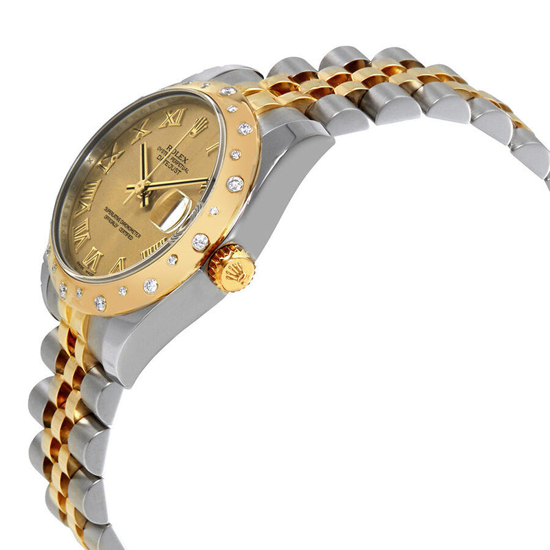 Rolex Datejust 31 Champagne Dial Ladies Stainless Steel and 18kt Yellow Gold Jubilee Watch #178343CRJ - Watches of America #2