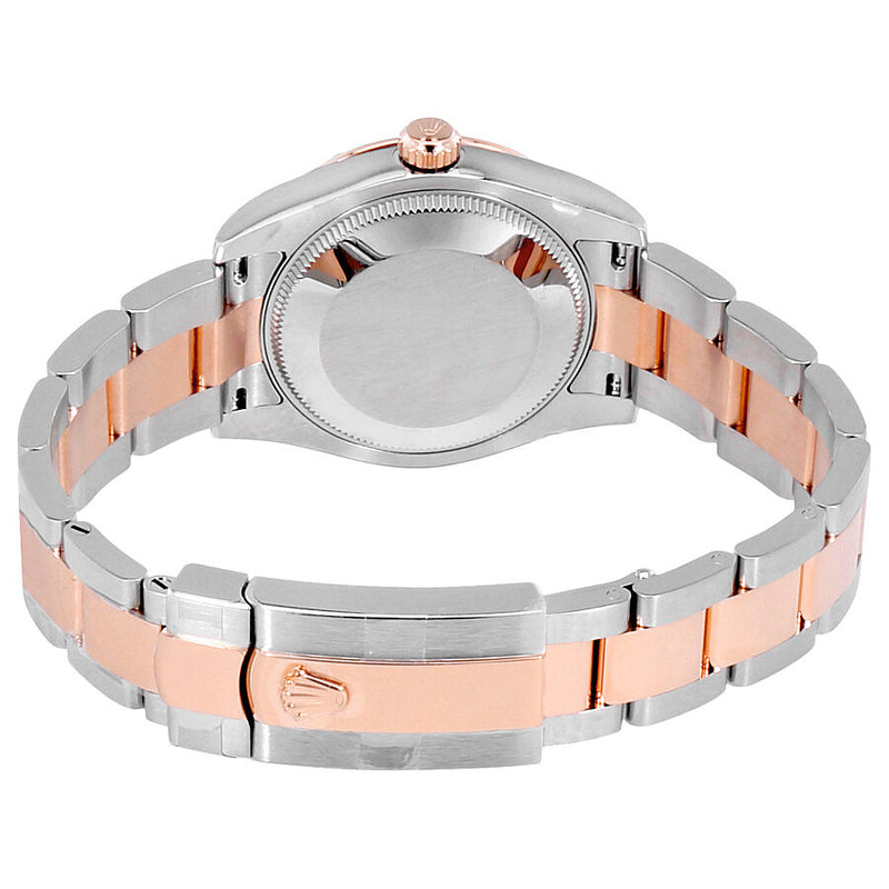 Rolex Datejust 31 Chocolate Dial Steel and 18K Everose Gold Diamond Ladies Watch #178341 - Watches of America #3