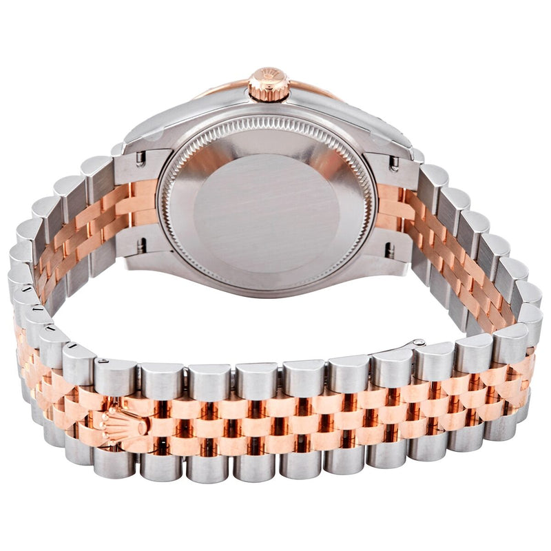 Rolex DateJust 31 Rose Dial Automatic Ladies Stainless Steel 18kt Everose Gold Jubliee Watch #278341PSJ - Watches of America #3