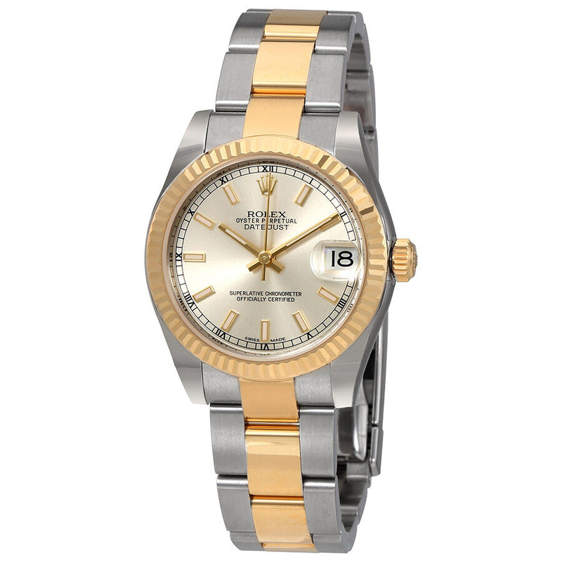 Rolex Datejust 31 Silver Automatic Ladies Watch #178273SSO - Watches of America