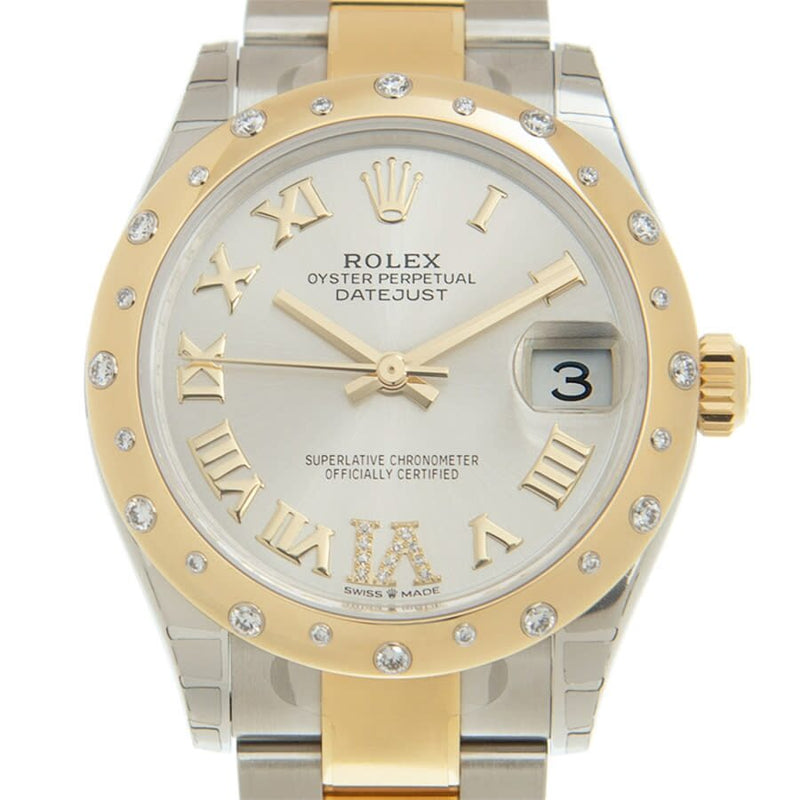 Rolex Datejust 31 Silver Dial Automatic Ladies Steel and 18kt Yellow Gold Oyster Watch #278343SRDO - Watches of America #2