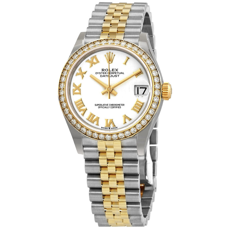 Rolex Datejust 31 White Dial Ladies Steel and 18kt Yellow Gold Jubilee Watch #278383WRJ - Watches of America