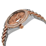 Rolex Datejust 36 Automatic Pink Diamond Dial Ladies Steel and 18K Everose Gold Jubilee Watch #126281PRDJ - Watches of America #2