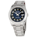 Rolex Datejust 36 Black Dial Stainless Steel Oyster Bracelet Automatic Men's Watch #116200BKBLAO - Watches of America