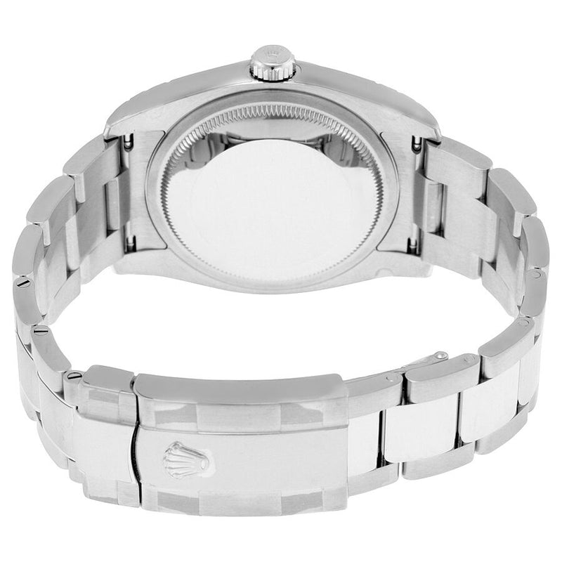 Rolex Datejust 36 Silver and Black Dial Stainless Steel Oyster Bracelet Automatic Men's Watch #116200SBKSO - Watches of America #3