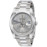 Rolex Datejust 36 Silver Concentric Dial Stainless Steel Oyster Bracelet Automatic Men's Watch 116200SCAO#116200-SAO - Watches of America