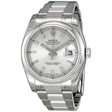 Rolex Datejust 36 Silver Dial Stainless Steel Oyster Bracelet Automatic Unisex Watch 116200SSO#116200-SSO - Watches of America