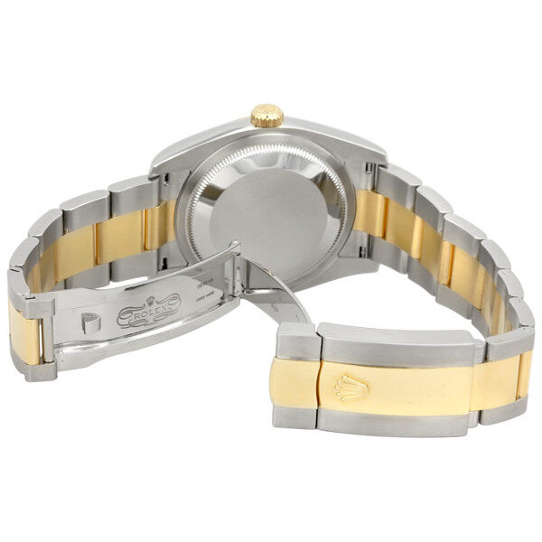 Rolex Datejust 36 Silver Dial Dial Stainless Steel and 18K Yellow Gold Oyster Bracelet Automatic Men's Watch #116203SJDO - Watches of America #3