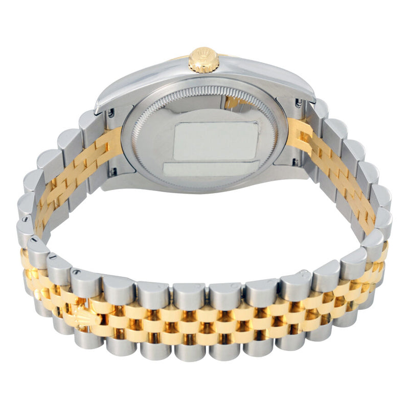 Rolex Datejust 36 White Dial Stainless Steel and 18K Yellow Gold Jubilee Bracelet Automatic Men's Watch #116203WSJ - Watches of America #3