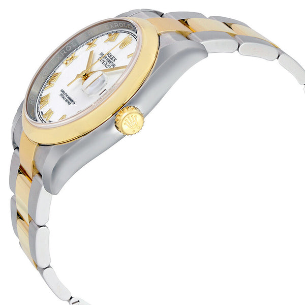 Rolex Datejust 36 White Dial Stainless Steel and 18K Yellow Gold Oyster Bracelet Automatic Men's Watch #116203WRO - Watches of America #2