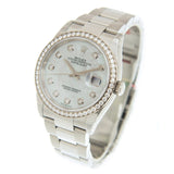 Rolex Datejust 36 Diamond Mother of Pearl Dial Unisex Watch #126284MDO - Watches of America #4