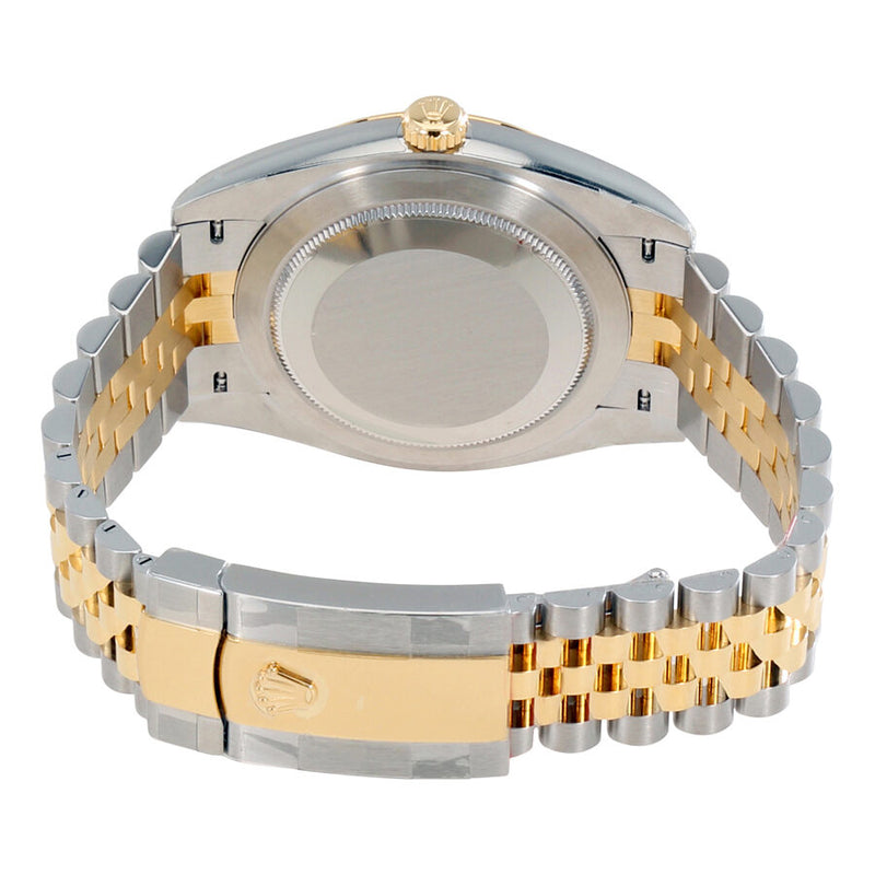 Rolex Datejust 41 Black Diamond Dial Steel and 18K Yellow Gold Jubilee Men's Watch #126303BKDJ - Watches of America #3