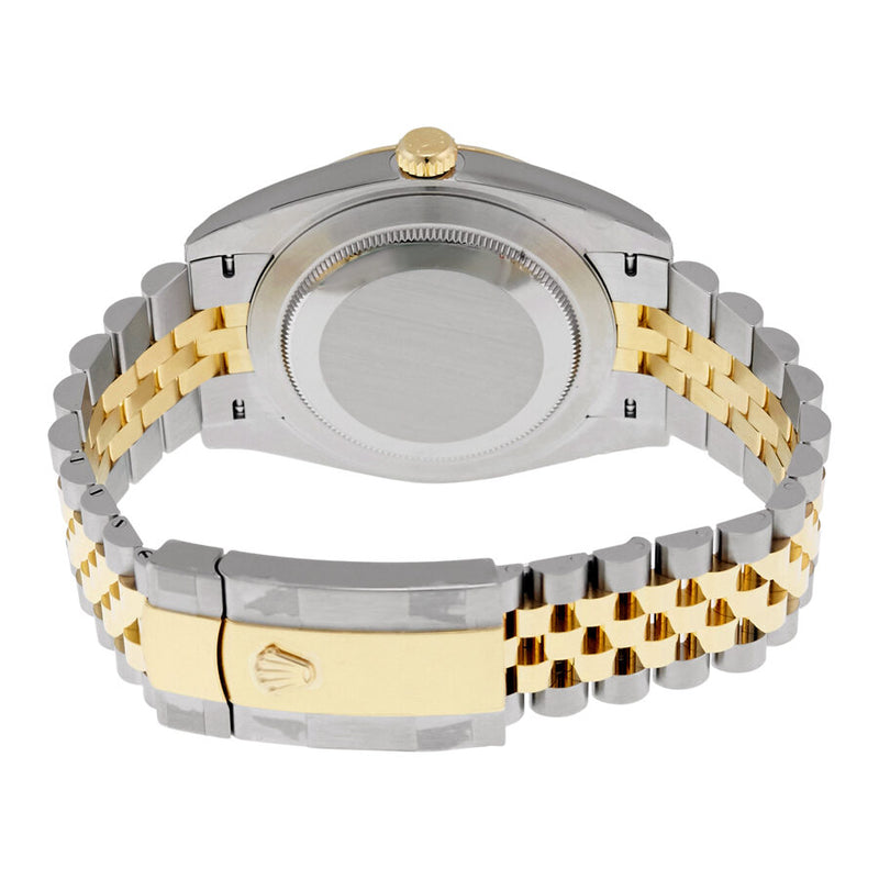Rolex Datejust 41 Champagne Diamond Steel and 18K Yellow Gold Jubilee Men's Watch #126333CDJ - Watches of America #3