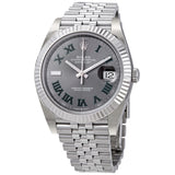 Rolex Datejust 41 Slate Dial Automatic Men's Steel and White Gold Jubilee Watch 126334GYRO#126334GYRJ - Watches of America