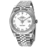 Rolex Datejust 41 White Dial Automatic Men's Jubilee Watch #126334WRJ - Watches of America