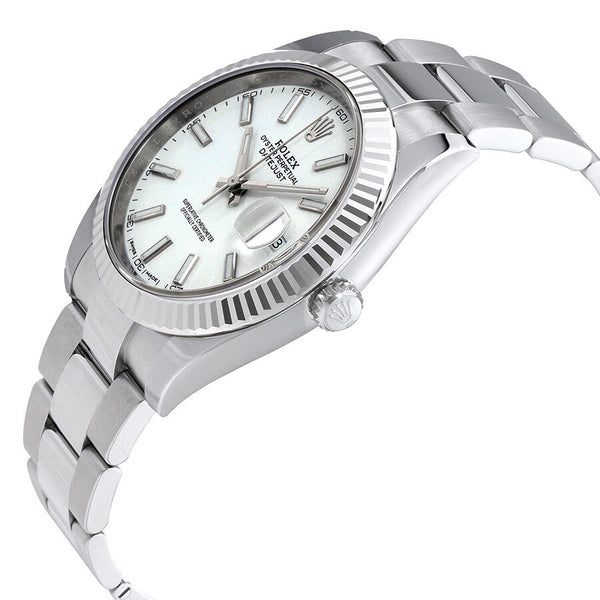 Rolex Datejust 41 White Dial Oyster Automatic Men's Watch #126334WSO - Watches of America #2