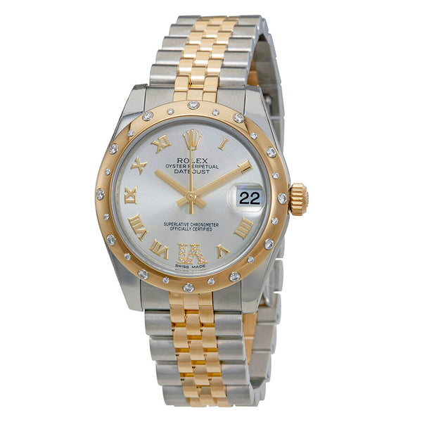 Rolex Datejust Automatic Silver Dial Ladies Watch #178343SRDJ - Watches of America