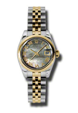 Rolex Datejust Automatic Stainless Steel 18kt Yellow Gold Jubilee Ladies Watch #179163BKMRJ - Watches of America
