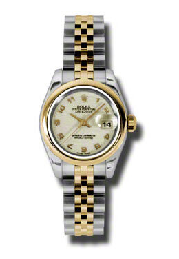 Rolex Datejust Automatic Stainless Steel 18kt Yellow Gold Jubilee Ladies Watch #179163IJAJ - Watches of America