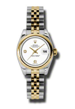 Rolex Datejust Automatic Stainless Steel 18kt Yellow Gold Jubilee Ladies Watch #179163WADJ - Watches of America