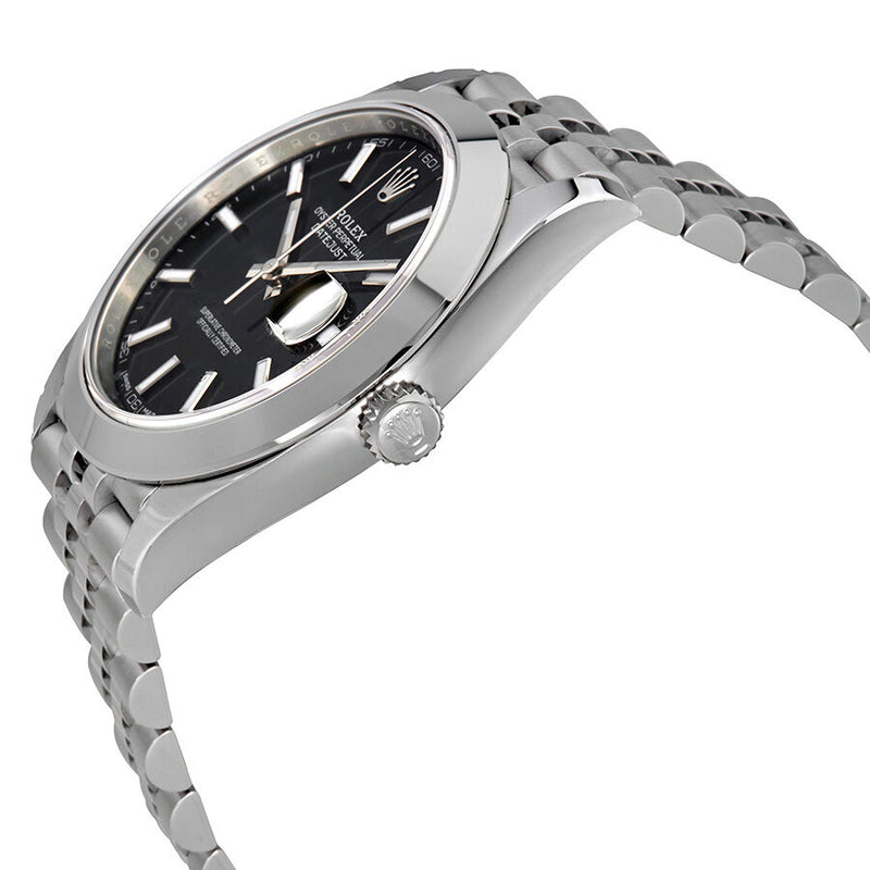 Rolex Datejust Black Dial Automatic Men's Jubilee Watch #126300BKSJ - Watches of America #2