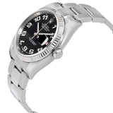 Rolex Datejust Black Dial Automatic Stainless Steel and 18K White Gold Oyster Men's Watch #116234BKAO - Watches of America #2