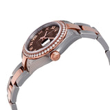 Rolex Datejust Chocolate Dial Automatic Ladies Steel and 18K Everose Gold Oyster Watch #279381CHRO - Watches of America #2