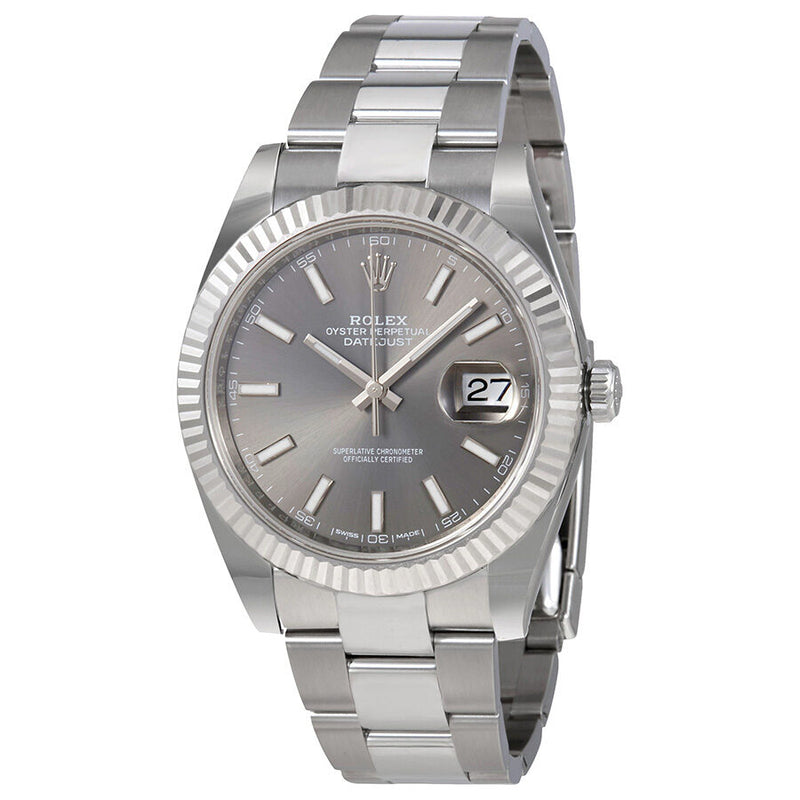 Rolex Datejust Dark Rhodium Automatic Men's Oyster Watch 126334RSO#126334 RSO - Watches of America