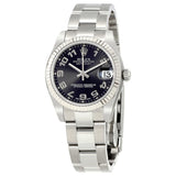 Rolex Datejust Lady 31 Black Concentric Circle Dial Stainless Steel Oyster Bracelet Automatic Watch #178274BKCAO - Watches of America