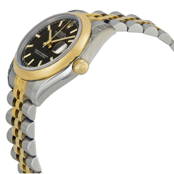 Rolex Datejust Lady 31 Black Dial Stainless Steel and 18K Yellow Gold Jubilee Bracelet Automatic Watch #178243BKSJ - Watches of America #2