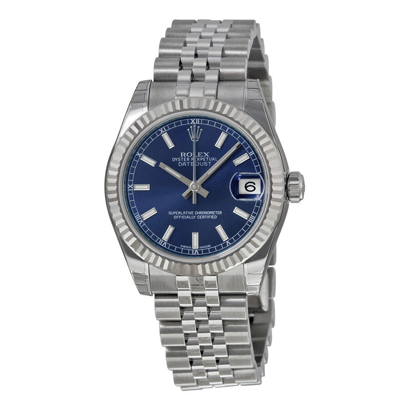 Rolex Datejust Lady 31 Blue Dial Stainless Steel Jubilee Bracelet Automatic Watch #178274BLSJ - Watches of America