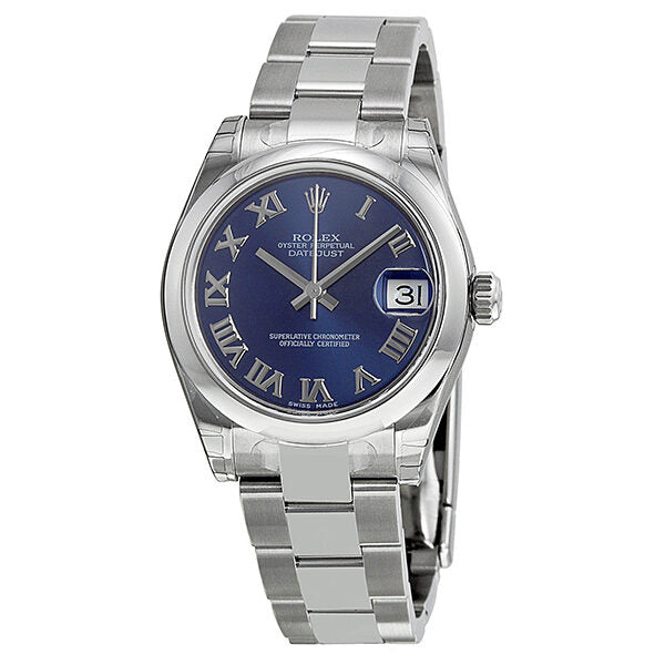 Rolex Datejust Lady 31 Blue Dial Stainless Steel Oyster Bracelet Automatic Watch #178240BLRO - Watches of America