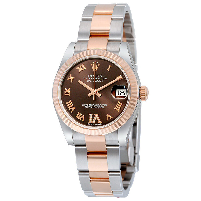 Rolex Datejust Lady 31 Chocolate Brown Dial Stainless Steel and