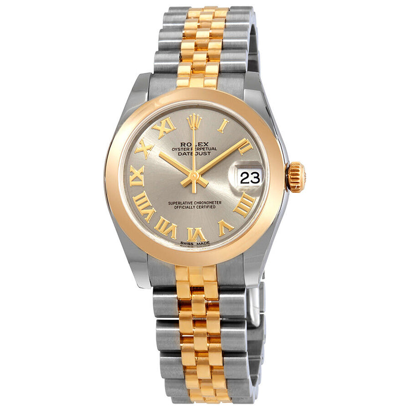 Rolex Datejust Lady 31 Grey Dial Stainless Steel and 18K Yellow Gold Jubilee Bracelet Automatic Watch #178243GRJ - Watches of America