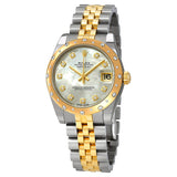Rolex Datejust Lady 31 Mother of Pearl Dial Stainless Steel and 18K Yellow Gold Jubilee Bracelet Automatic Watch #178343MDJ - Watches of America