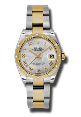 Rolex Datejust Lady 31 Mother of Pearl Dial Stainless Steel and 18K Yellow Gold Oyster Bracelet Automatic Watch #178343MRO - Watches of America