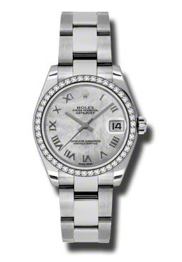 Rolex Datejust Lady 31 Mother of Pearl Dial Stainless Steel Oyster Bracelet Automatic Watch #178384MRO - Watches of America