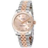 Rolex Datejust Lady 31 Pink Dial Stainless Steel and 18K Everose Gold Jubilee Bracelet Automatic Watch #178271PDJ - Watches of America