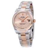 Rolex Datejust Lady 31 Pink Dial Stainless Steel and 18K Everose Gold Oyster Bracelet Automatic Watch #178241PDO - Watches of America