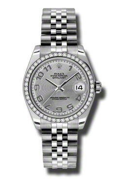 Rolex Datejust Lady 31 Silver Concentric Dial Stainless Steel Jubilee Bracelet Automatic Watch #178384SCAJ - Watches of America