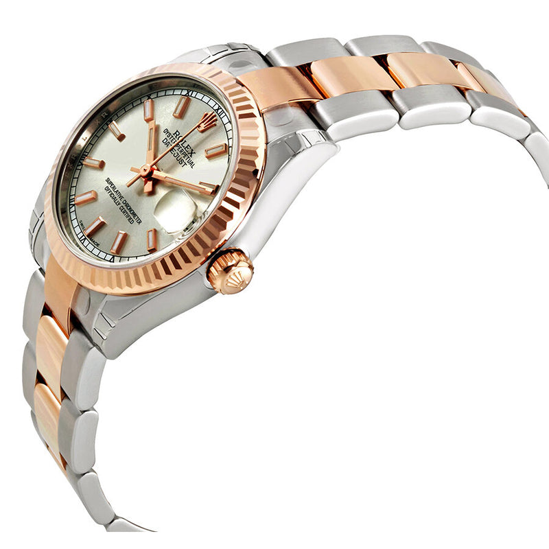 Rolex Datejust Lady 31 Silver Dial Stainless Steel and 18K Everose Gold Oyster Bracelet Automatic Watch #178271SSO - Watches of America #2