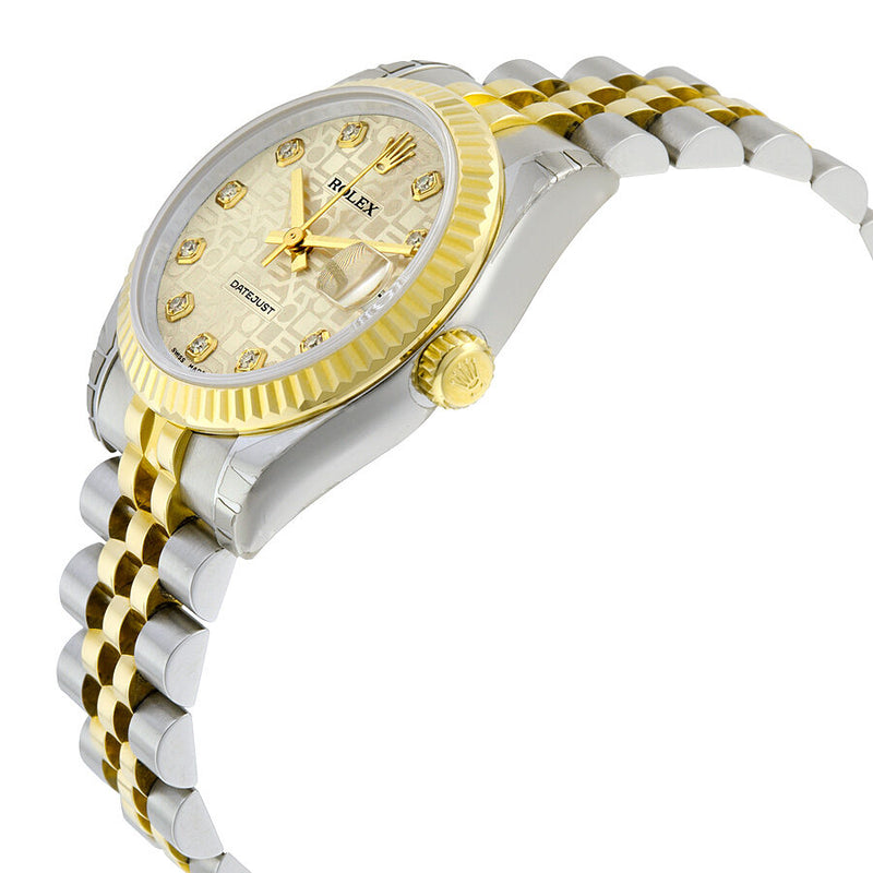 Rolex Datejust Lady 31 Silver Dial Stainless Steel and 18K Yellow Gold Jubilee Bracelet Automatic Watch #178273SJDJ - Watches of America #2