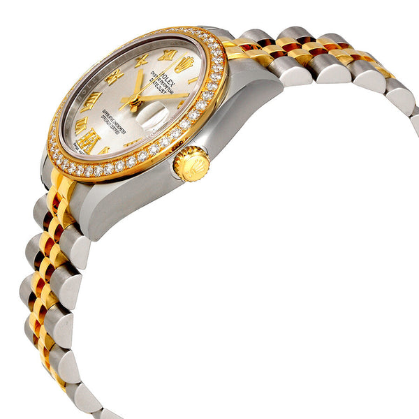 Rolex Datejust Lady 31 Silver Dial Stainless Steel and 18K Yellow Gold Jubilee Bracelet Automatic Watch #178383SRDJ - Watches of America #2