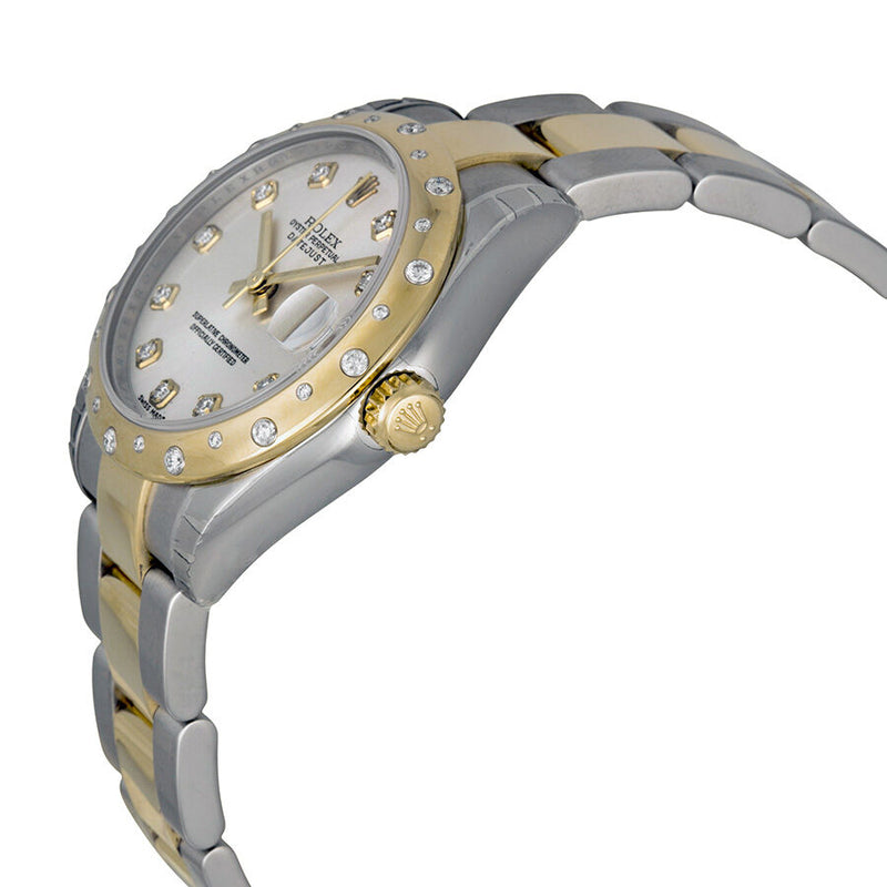 Rolex Datejust Lady 31 Silver Dial Stainless Steel and 18K Yellow Gold Oyster Bracelet Automatic Watch #178343SDO - Watches of America #2