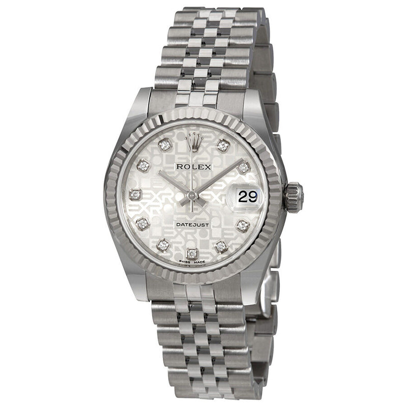Rolex Datejust Lady 31 Silver Dial Stainless Steel Jubilee Bracelet Automatic Watch #178274SJDJ - Watches of America