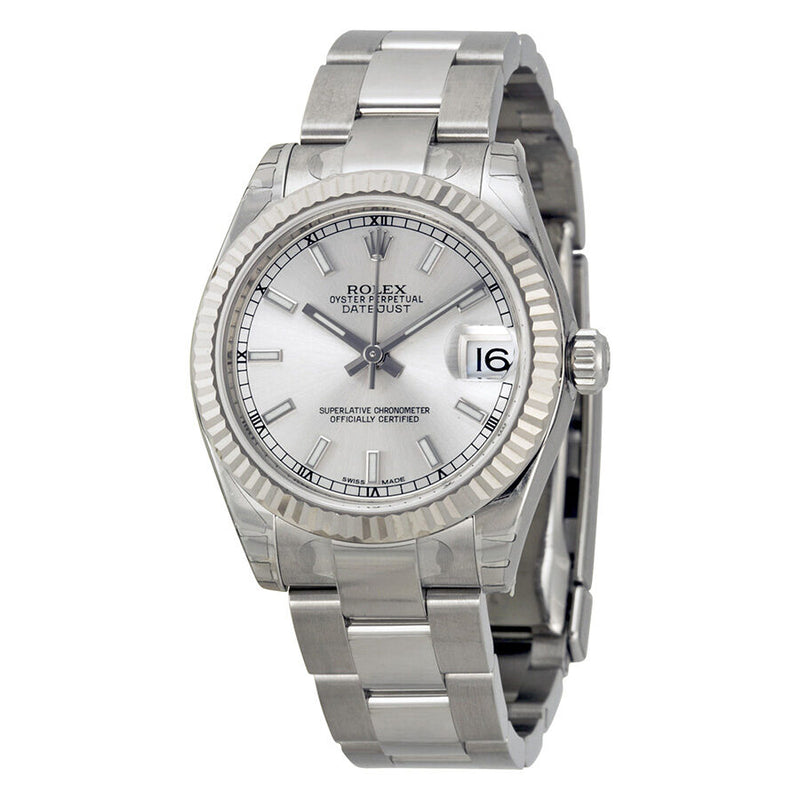 Rolex Datejust Lady 31 Silver Dial Stainless Steel Oyster Bracelet Automatic Watch #178274SSO - Watches of America