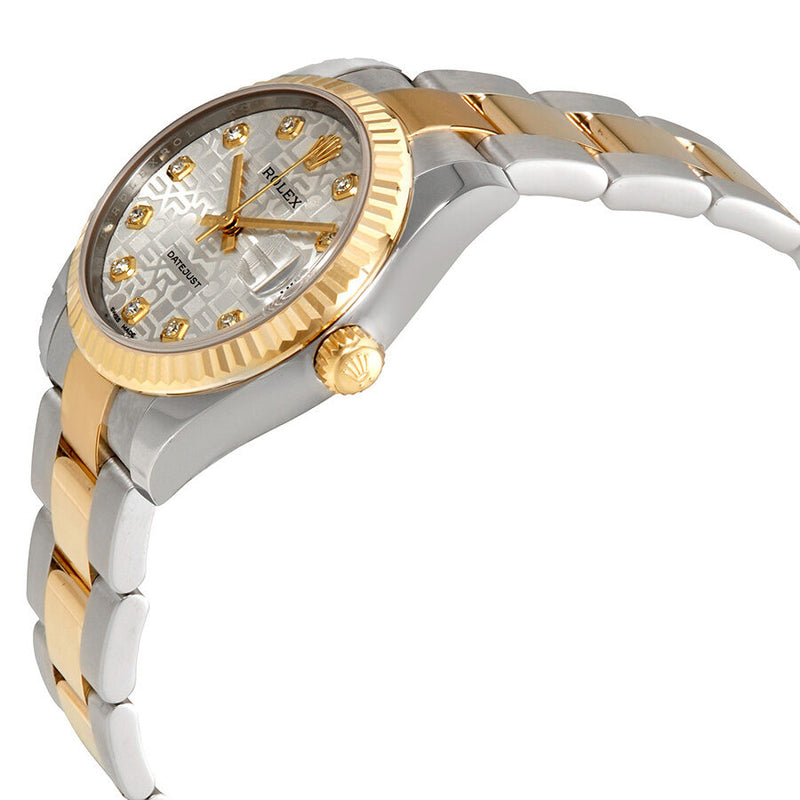 Rolex Datejust Lady 31 Silver Dial Stainless Steel and 18K Yellow Gold Oyster Bracelet Automatic Watch #178273SJDO - Watches of America #2